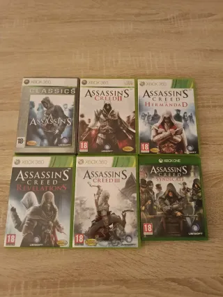 Pacchetto 6 Giochi Assassin's Creed XBOX 360/One