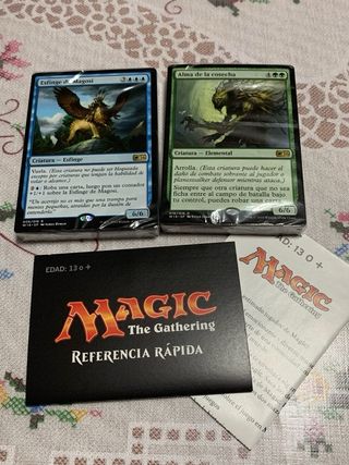 Mazo cartas Magic The Gathering Mago Verde