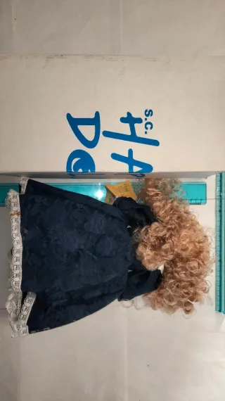 Lotto 3 bambole porcellana Happy Dolls 1999