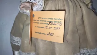 Lotto 3 bambole porcellana Happy Dolls 1999