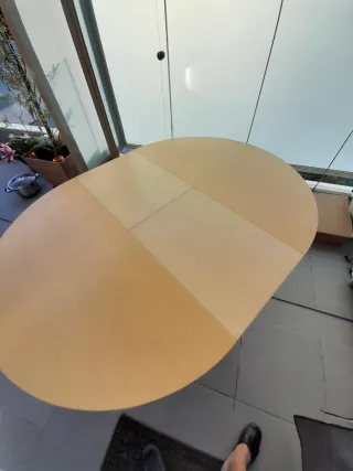 Mesa redonda madera extensible - URGE VENDER