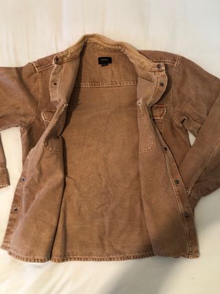 Chaqueta sobrecamisas Pull & Bear marrón talla M