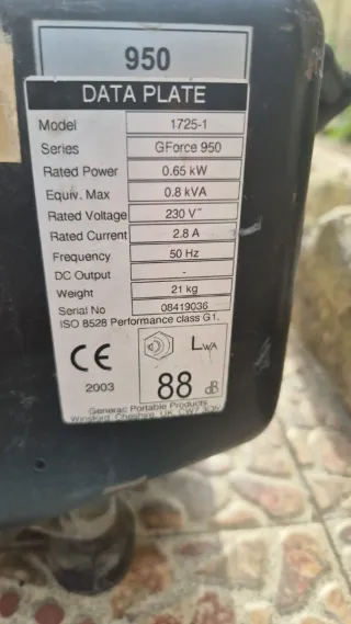 Generador G-Force 300