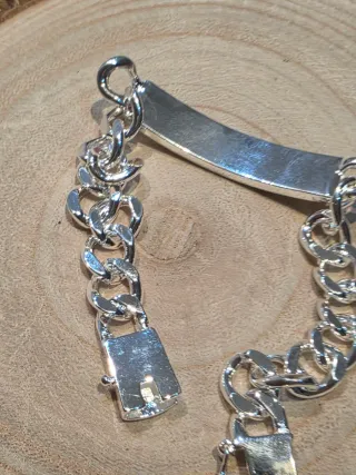 Esclava de plata para hombre