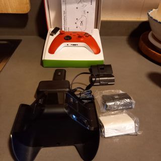 Mando Xbox Pulse Red con cargador doble mando y pc