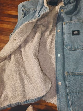 Cazadora Vaquera VANS Talla S Forro Polar