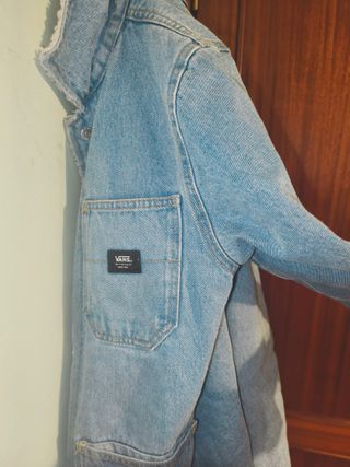 Cazadora Vaquera VANS Talla S Forro Polar