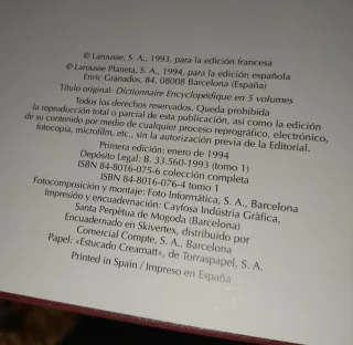 Enciclopedia Larousse 1994