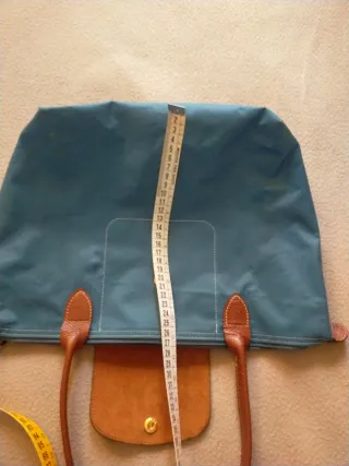 Borsa Longchamp blu e marrone