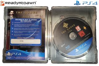 THE ORDER 1886 STEELBOOK. JUEGO PS4/5