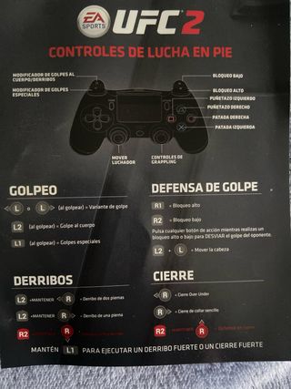 Juego PS4 UFC 2 EA Sports