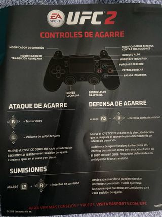 Juego PS4 UFC 2 EA Sports