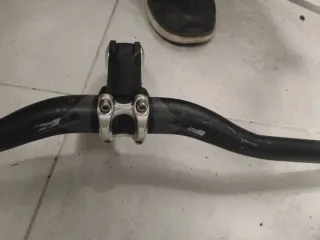 Manillar y potencia MTB ajustable