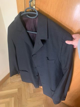 Chaqueta/Americana Hombre Gris Oscuro