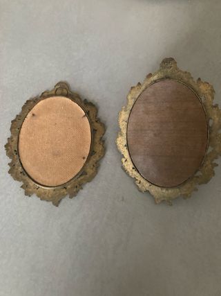 2 vecchie cornici dorate