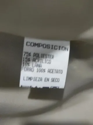 Abrigo de mujer Talla 40