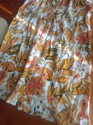 Vestido estampado floral talla única