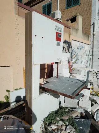 Sierra de cinta madera hormigón celular ytong