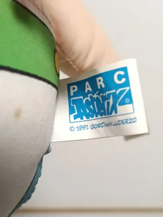 1991 peluche Obélix do parque Asterix vintage