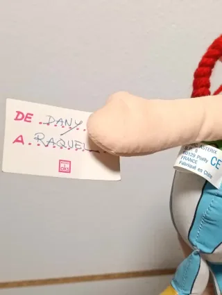 1991 peluche Obélix do parque Asterix vintage