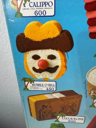 Insegna Listino Prezzi Gelati Eldorado Vintage