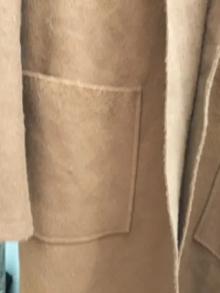 Cappotto lungo con frange