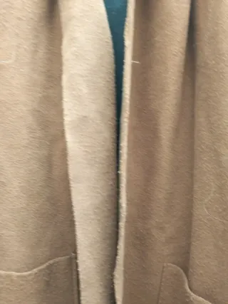 Cappotto lungo con frange