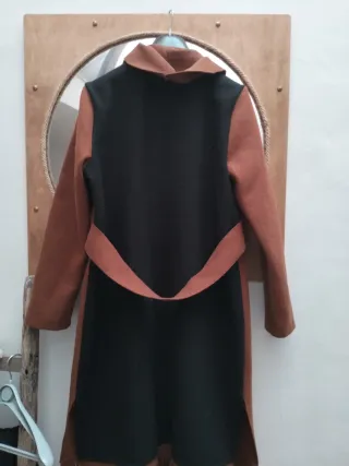 Cappotto lungo con frange