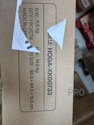 Tavolo da pranzo rotondo Tribesigns per 4-6 persone, tavolo da fattoria da 47 pollici, tavolo industriale con base in metallo per cucina, soggiorno, nero e marrone