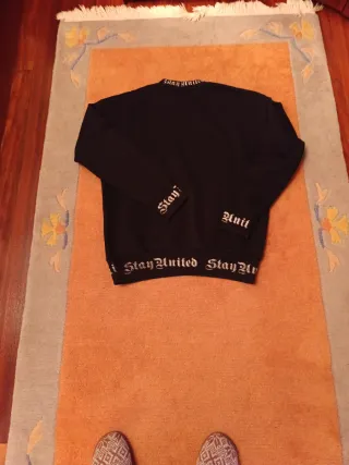 Sudadera Pull&Bear Negra Talla S