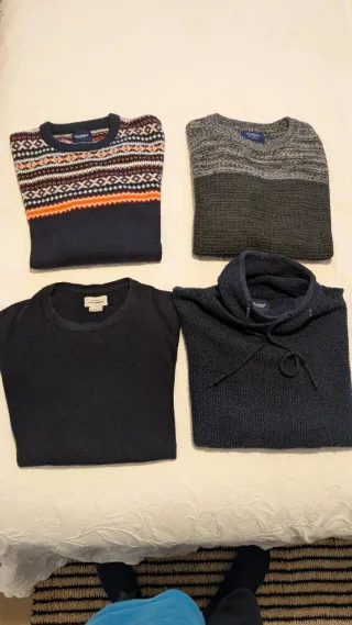 Lote 4 Jerseys Pull&Bear Hombre