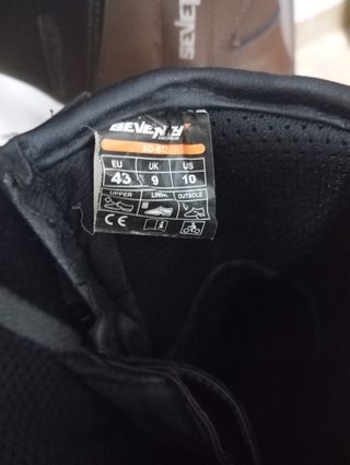 Botas Moto Hombre Talla 43 Marrón/Negro