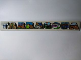 COLECCION 9 PINS LETRAS TARRAGONA