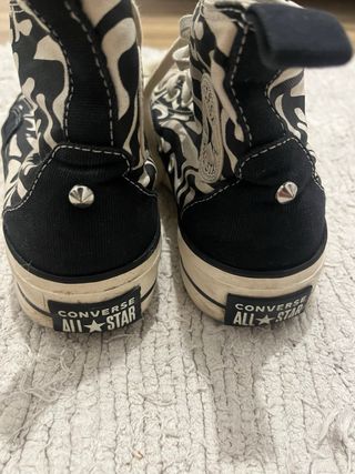 Converse plataforma animal print