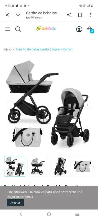 Carro Bebé Kunert Ivento Ecopiel