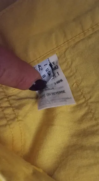 Pantaloncini vintage made in italy vita alta coton