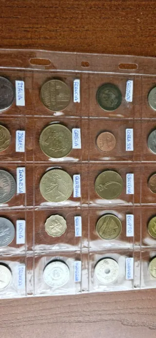 Colección monedas del mundo