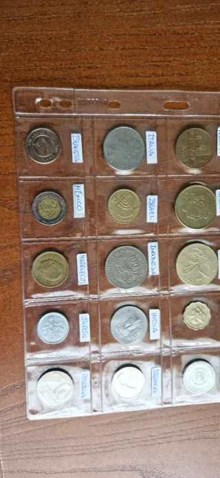 Colección monedas del mundo