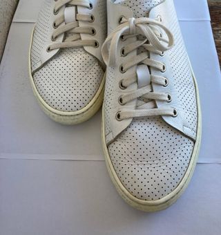 Sneakers pelle MinoRonzoni bianche–Tg. 45 (cm 30,1