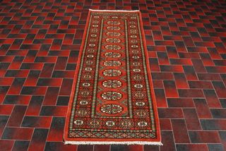 Tappeto Passatoia Rosso Cashmere 183x62