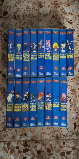 Películas VHS Looney Tunes Español