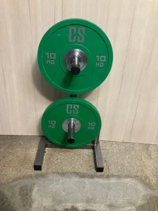 Soporte para Discos y Barra Olimpicos de 50 mm