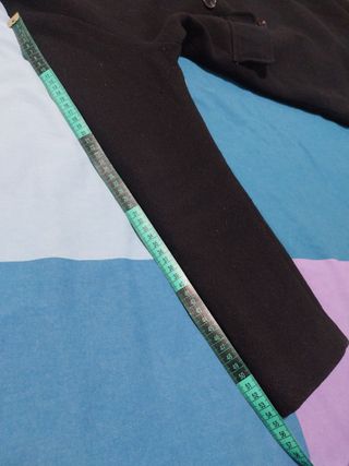 Abrigo negro Pull & Bear, Talla S