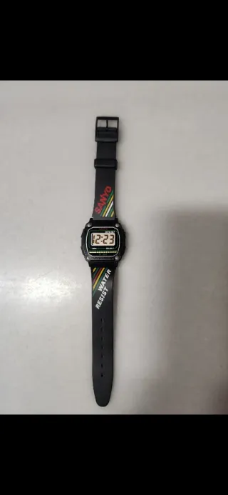 Reloj Sanyo Digital Retro Años 80