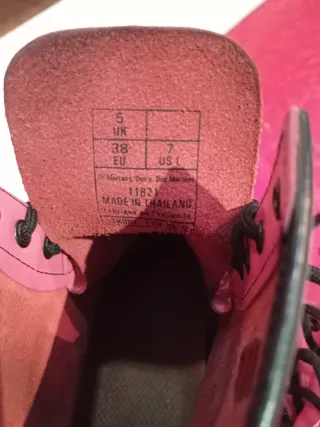 Botas Dr. Martens rosa