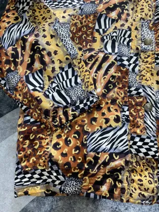 Giacca Vintage Anni '90 Uomo Seta