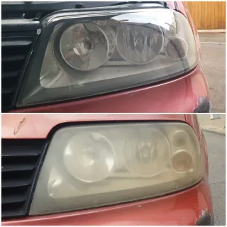 Faros de coche restauracion con polímero