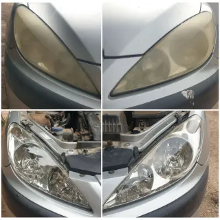 Faros de coche restauracion con polímero