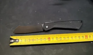 Navaja EDC Acero Negro Cachas G10