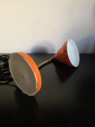 Lampada da tavolo vintage arancione